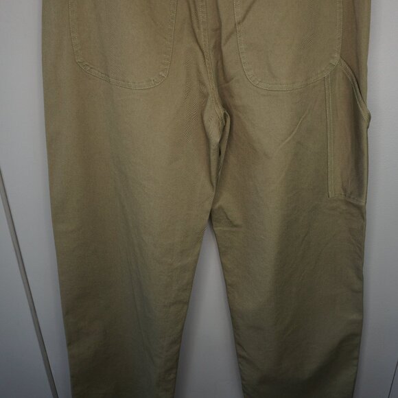 New TWP High Rise Baggy Relaxed Fit Pants in Olive Green size 10 - Picture 9 of 15